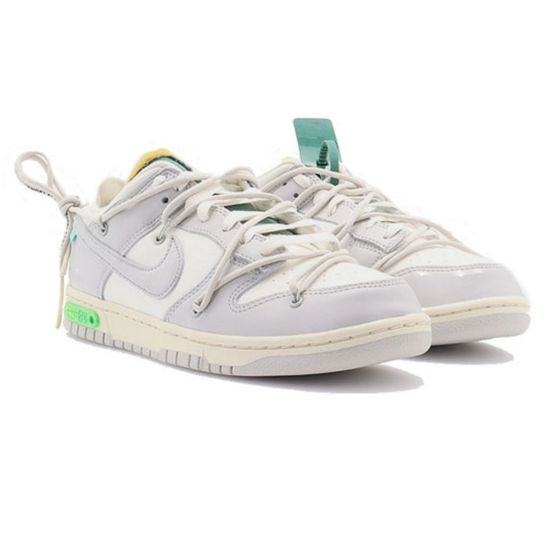 Off-White x Nike Dunk Low 'Lot 42 of 50' - Streetwear Fashion - thesclo.com