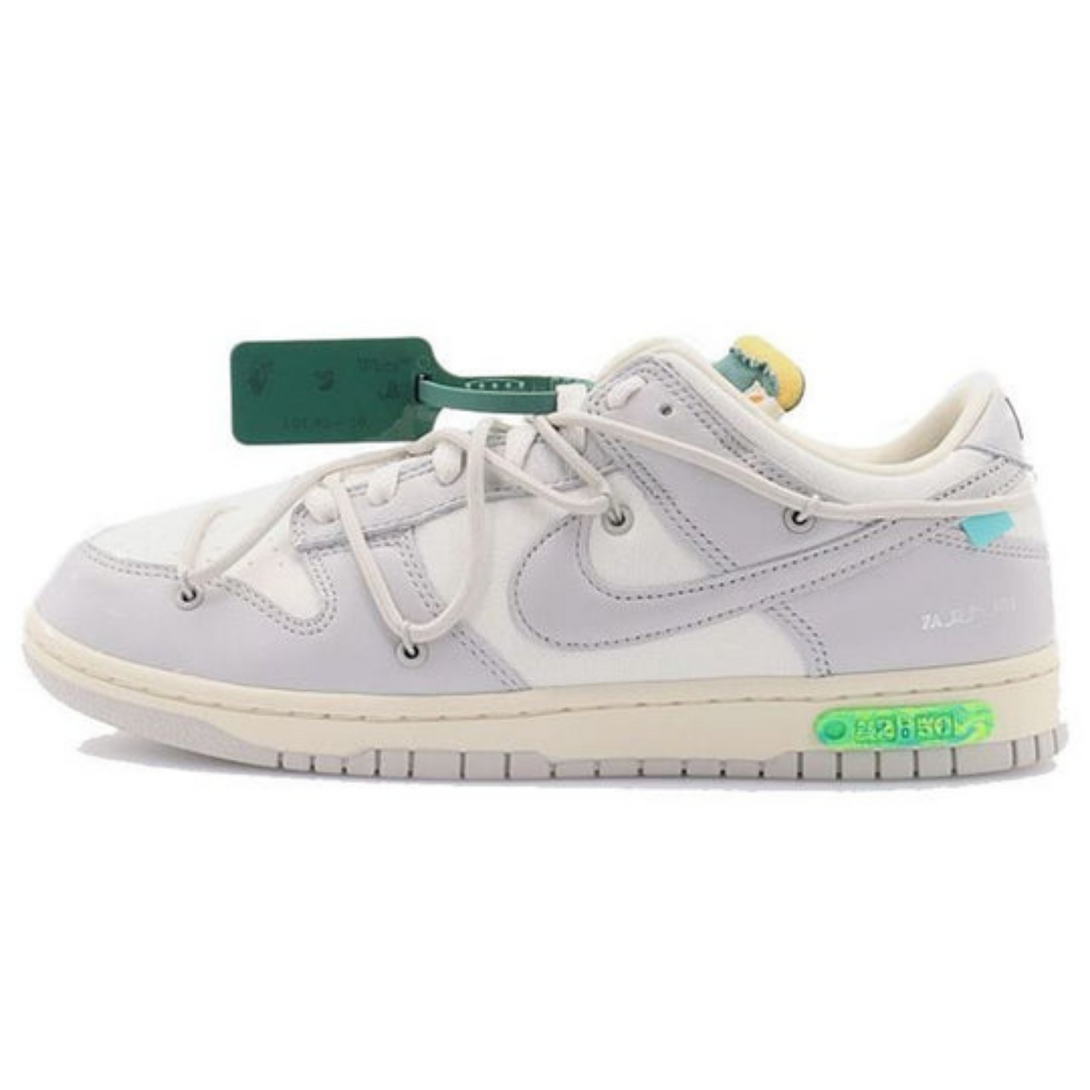 Off-White x Nike Dunk Low 'Lot 42 of 50' - Streetwear Fashion - thesclo.com