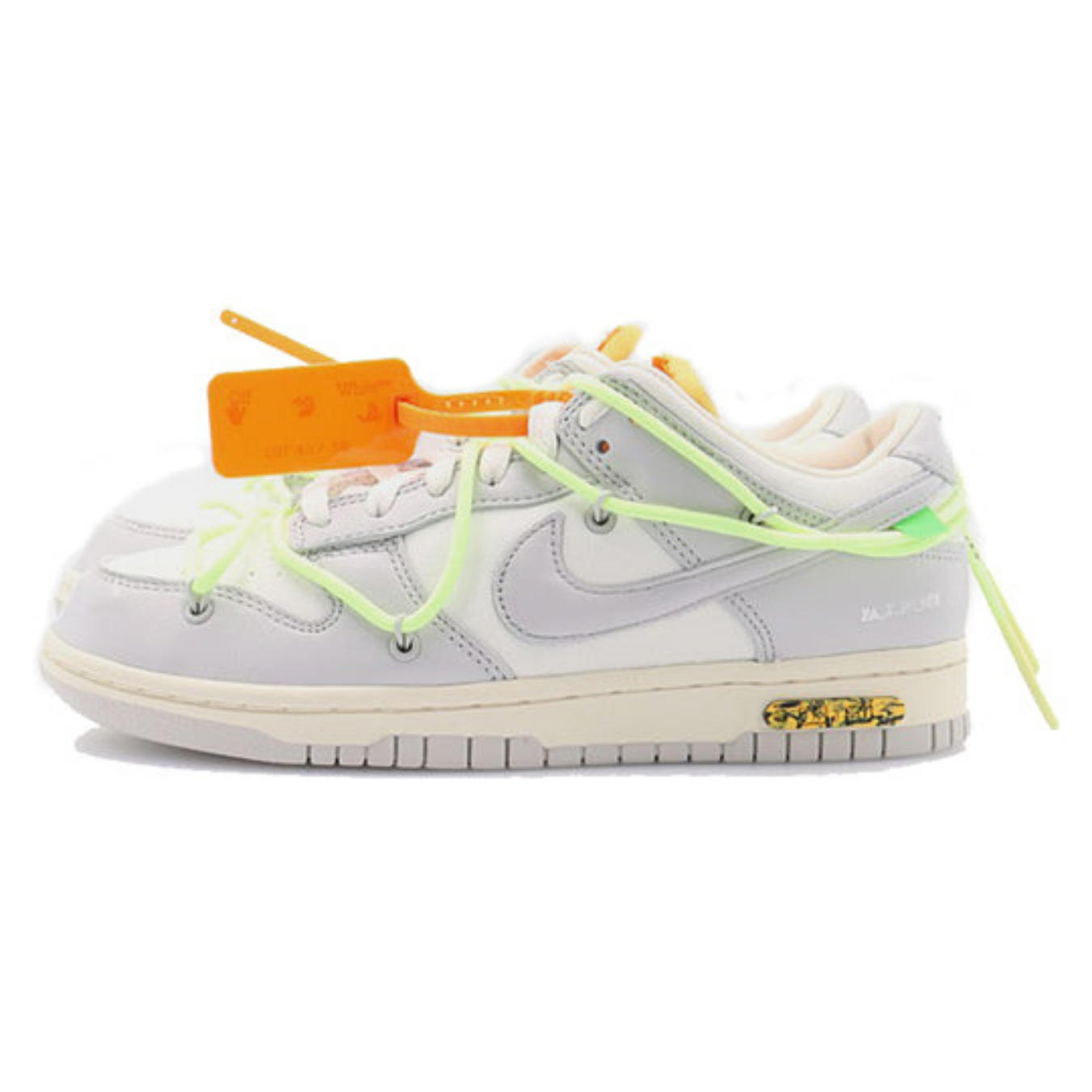 Off-White x Nike Dunk Low 'Lot 43 of 50' - Streetwear Fashion - thesclo.com