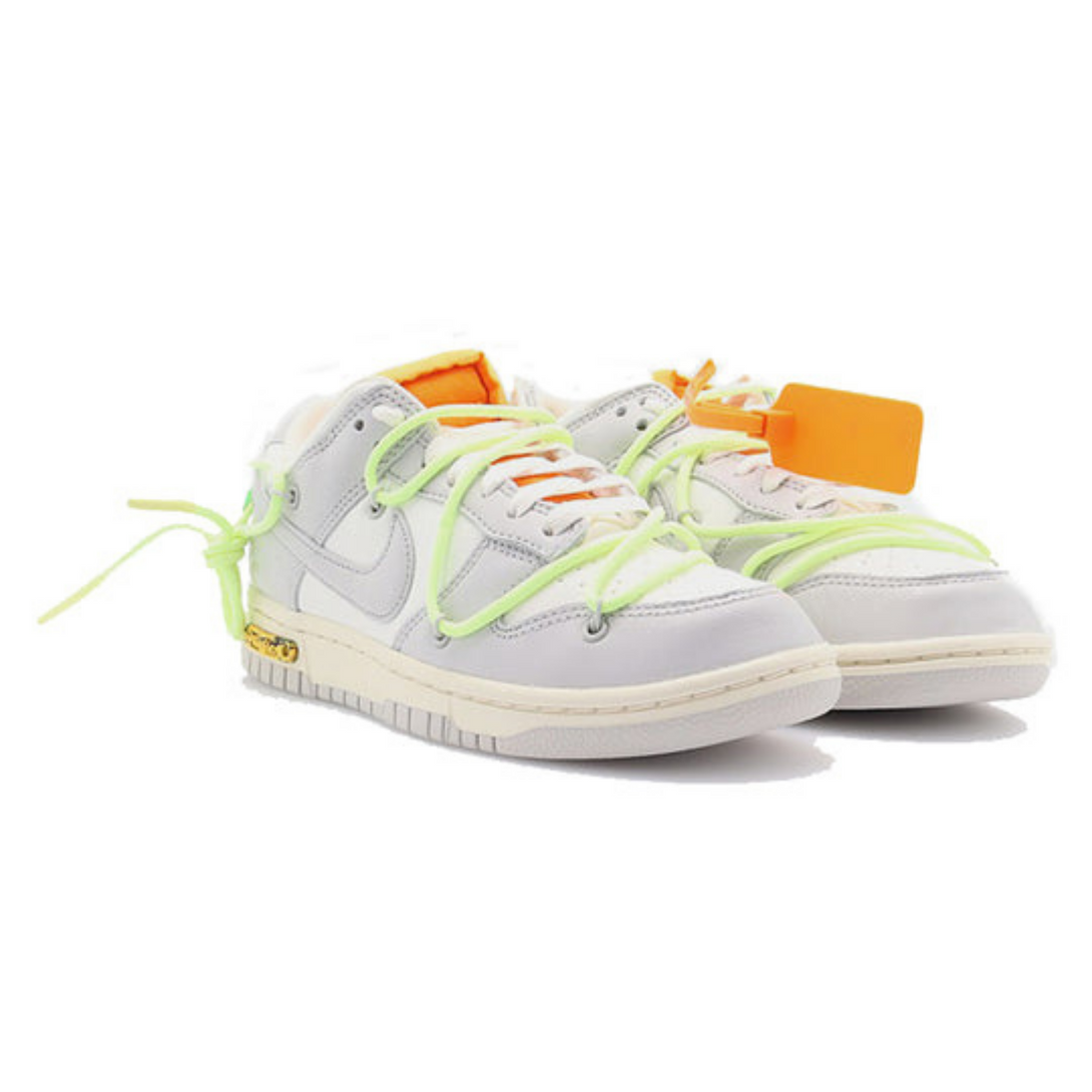 Off-White x Nike Dunk Low 'Lot 43 of 50' - Streetwear Fashion - thesclo.com