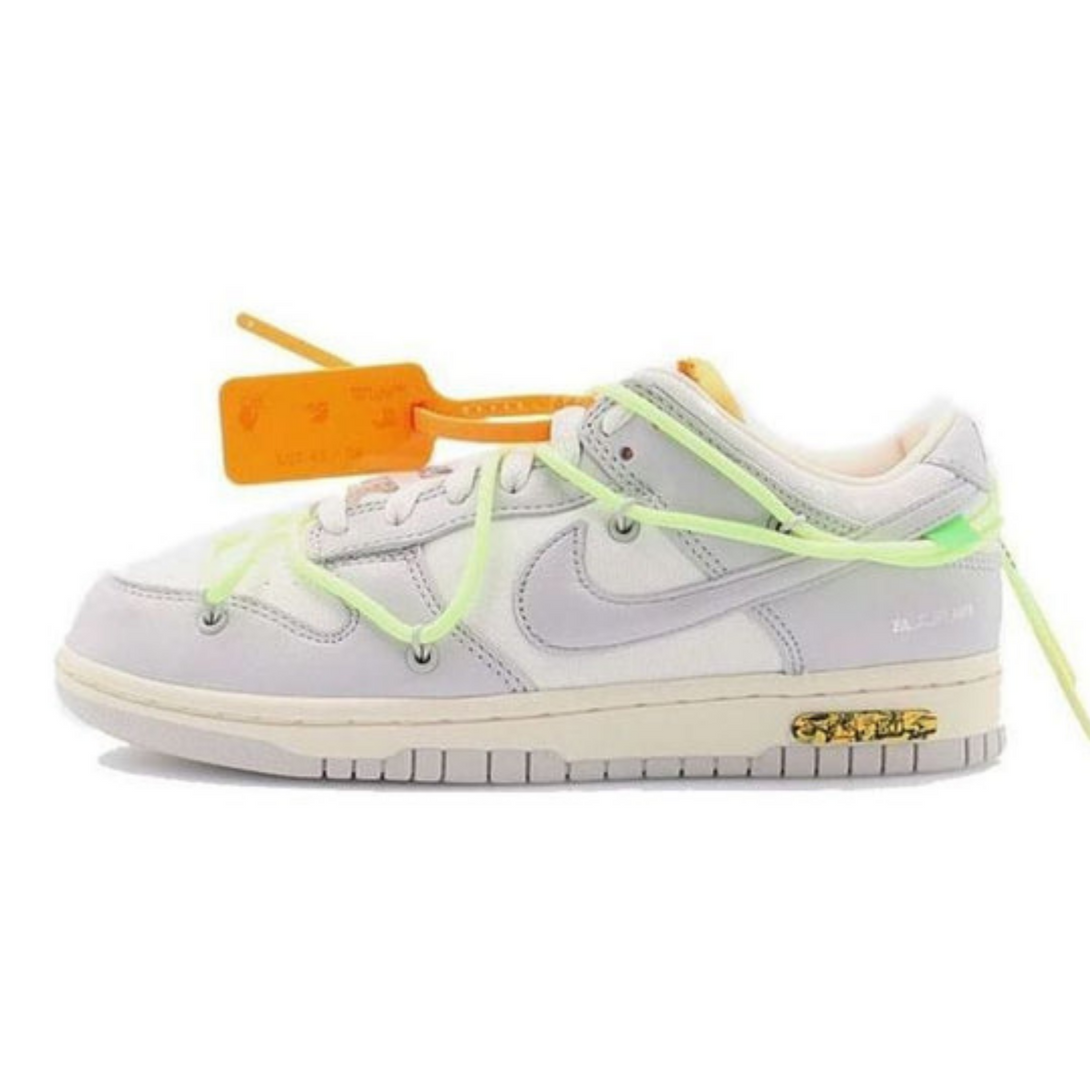 Off-White x Nike Dunk Low 'Lot 43 of 50' - Streetwear Fashion - thesclo.com