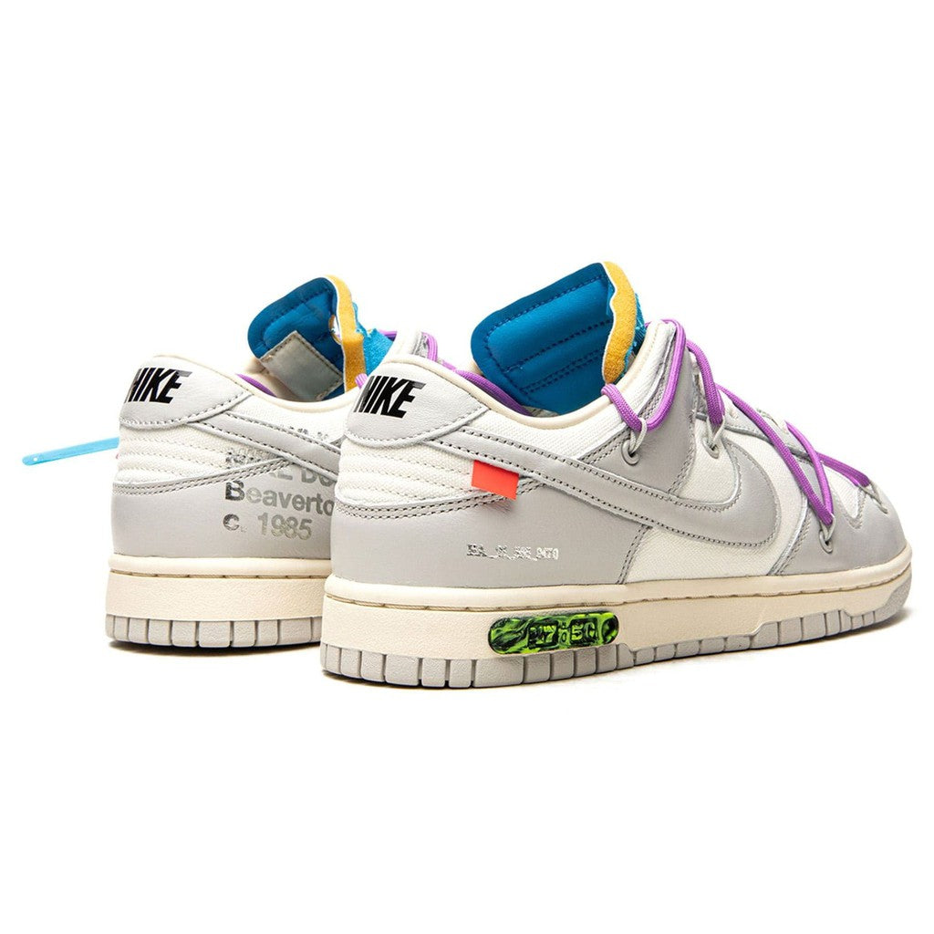 Off-White x Nike Dunk Low 'Lot 47 of 50'- Streetwear Fashion - thesclo.com