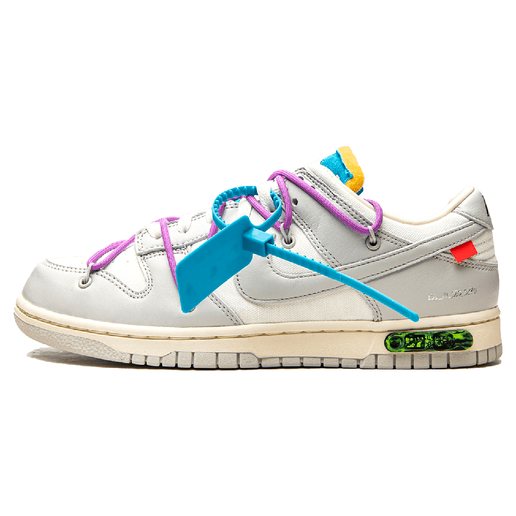 Off-White x Nike Dunk Low 'Lot 47 of 50'- Streetwear Fashion - thesclo.com