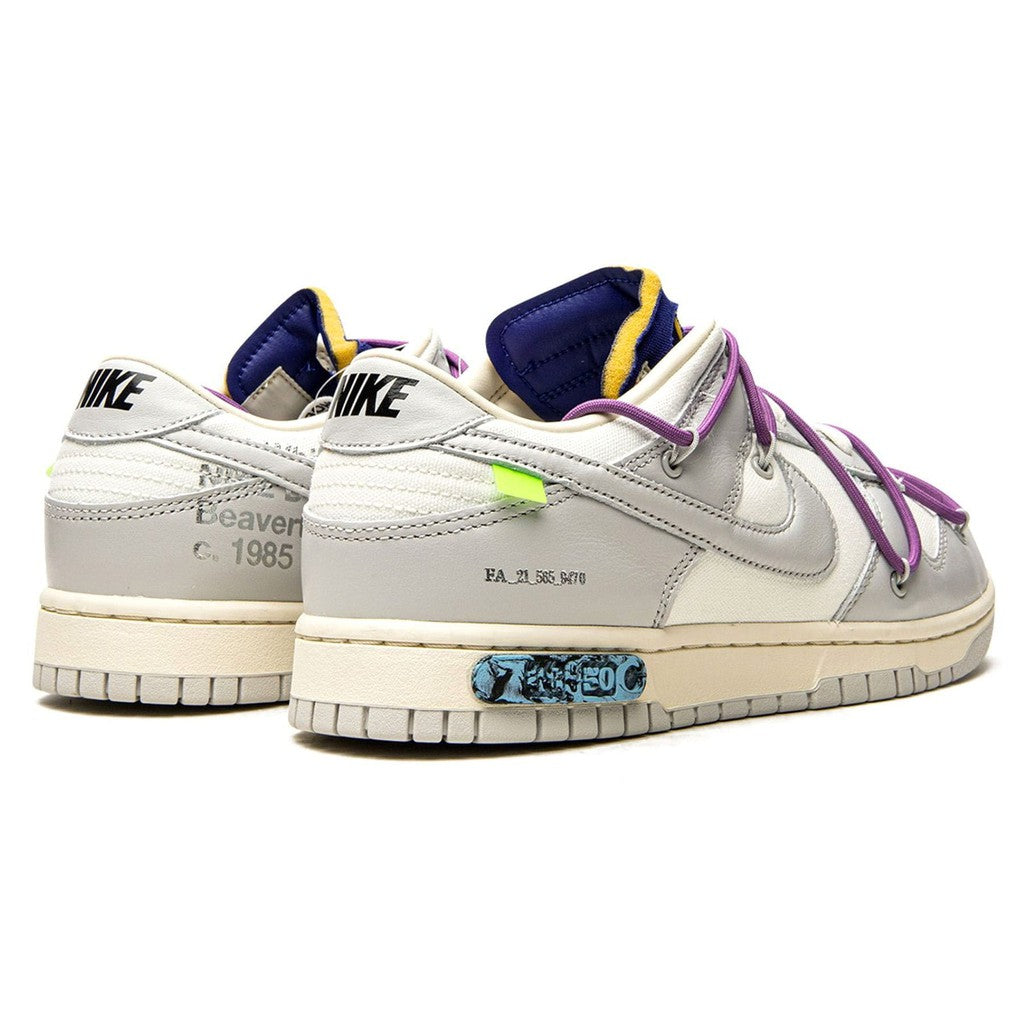 Off-White x Nike Dunk Low 'Lot 48 of 50'- Streetwear Fashion - thesclo.com