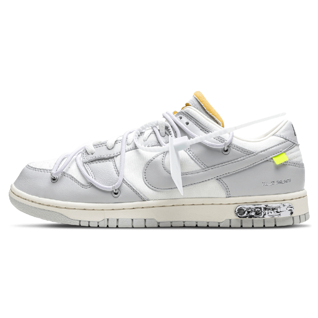 Off-White x Nike Dunk Low 'Lot 49 of 50'- Streetwear Fashion - thesclo.com