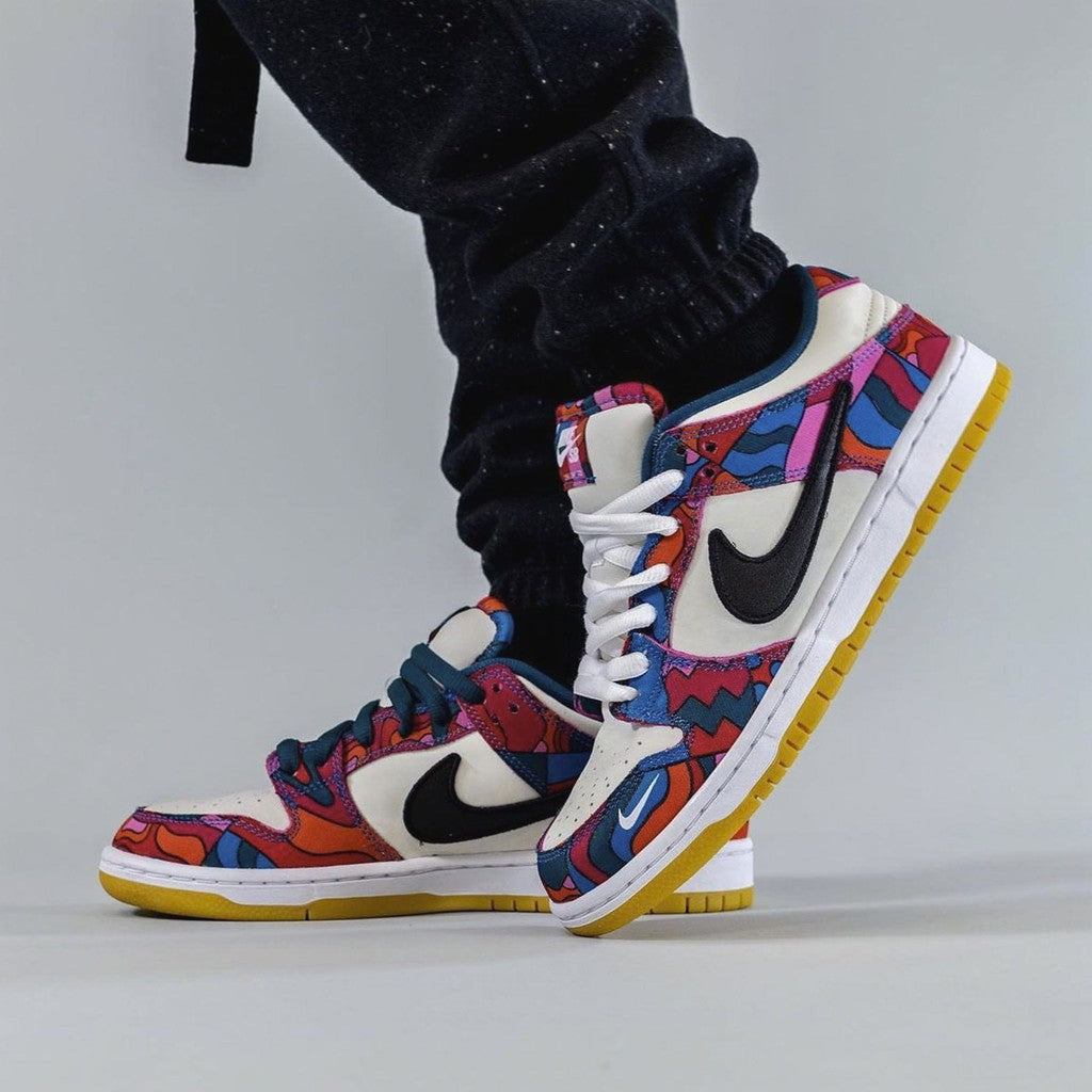 Parra x Nike Dunk Low Pro SB 'Abstract Art'- Streetwear Fashion - thesclo.com