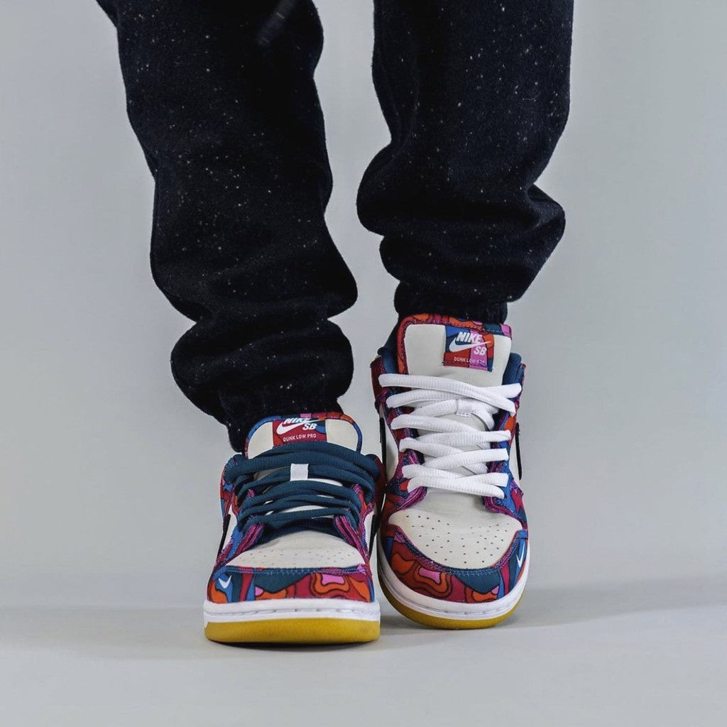 Parra x Nike Dunk Low Pro SB 'Abstract Art'- Streetwear Fashion - thesclo.com