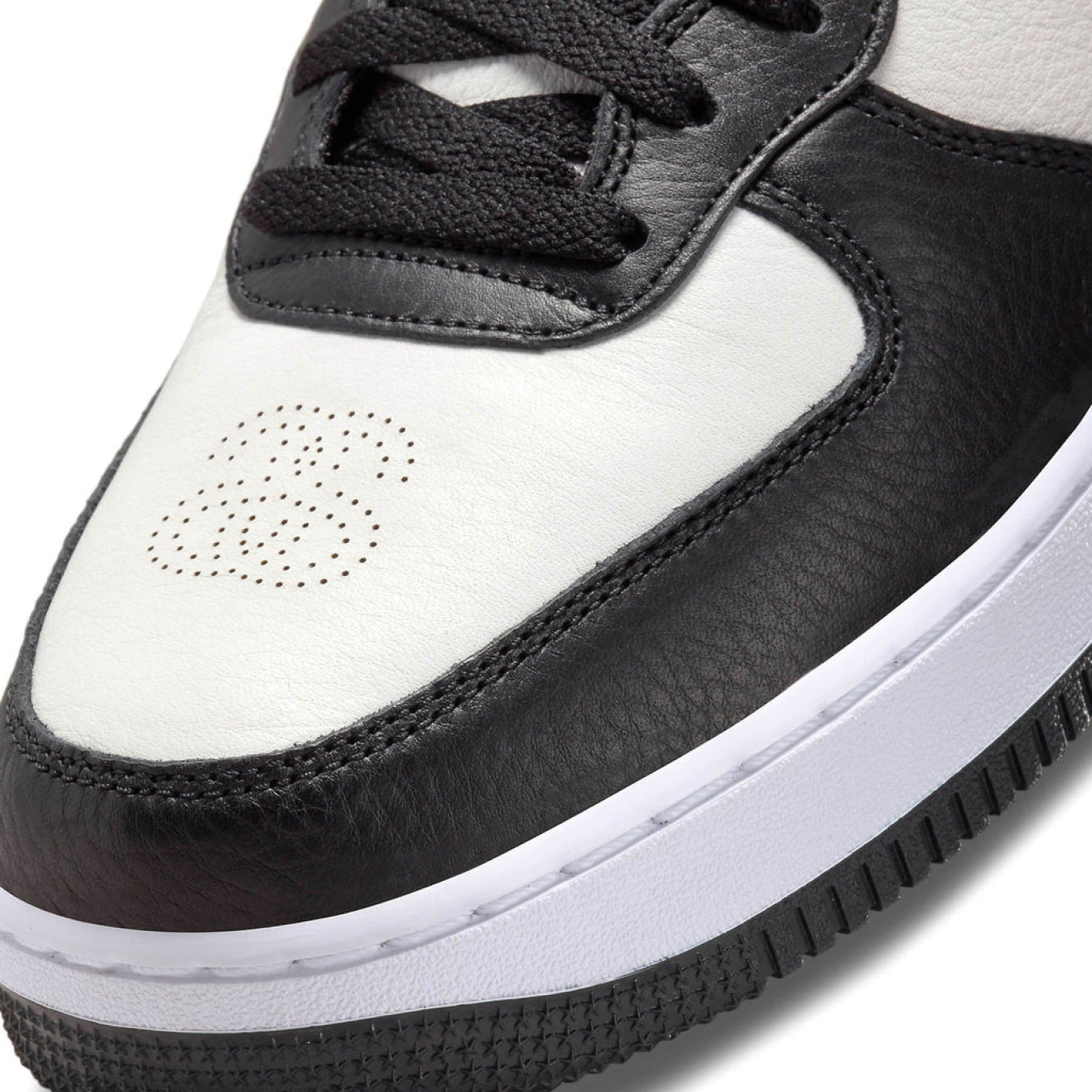 Stussy x Nike Air Force 1 Mid 'Black White' - Streetwear Fashion - thesclo.com