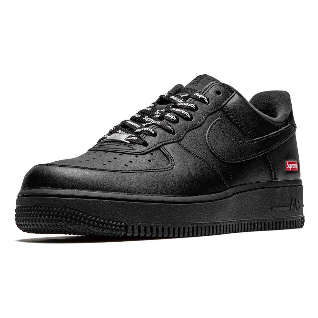 Supreme x Nike Air Force 1 Low 'Box Logo - Black' - Streetwear Fashion - thesclo.com