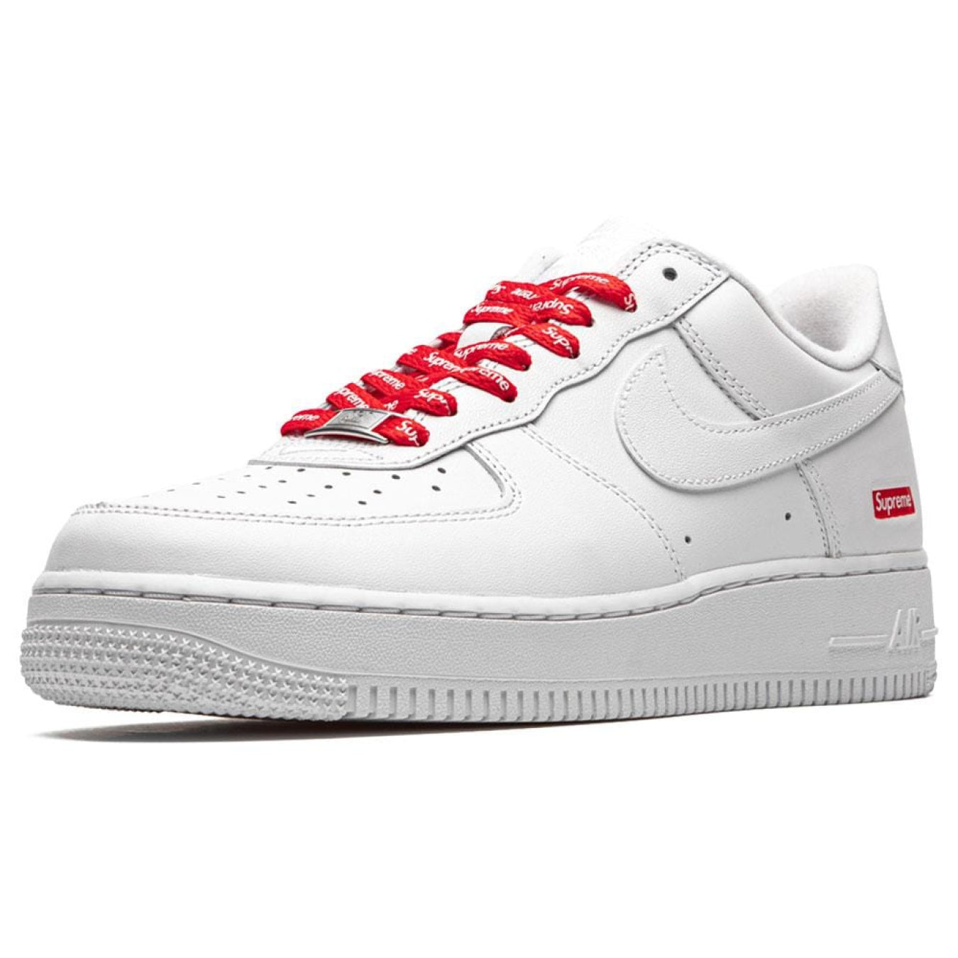 Supreme x Nike Air Force 1 Low 'Box Logo - White' - Streetwear Fashion - thesclo.com