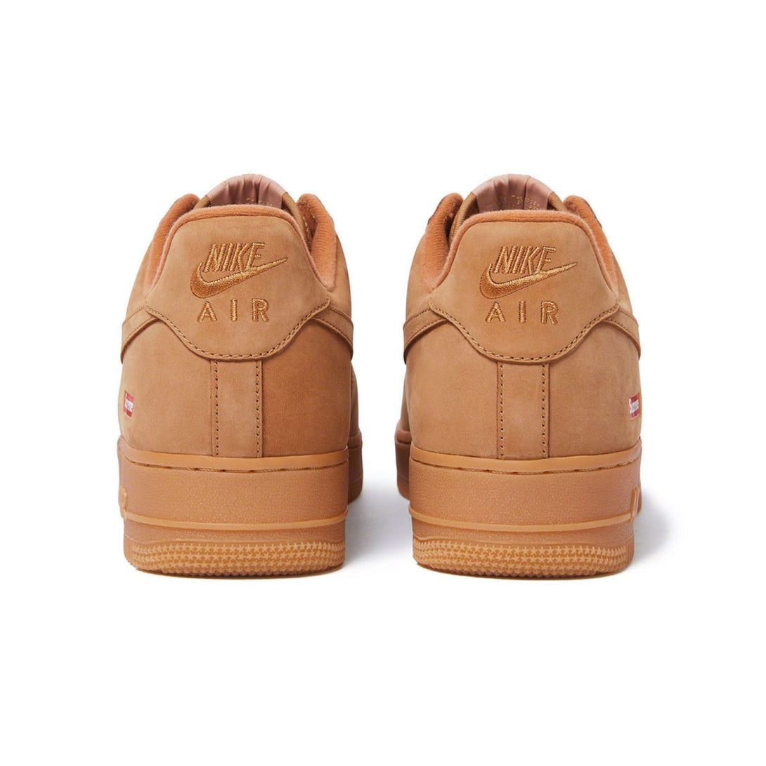 Supreme x Nike Air Force 1 Low SP 'Flax' - Streetwear Fashion - thesclo.com