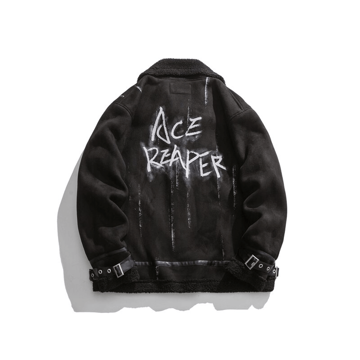 Thesclo - Ace Reaper Black Jacket - Streetwear Fashion - thesclo.com