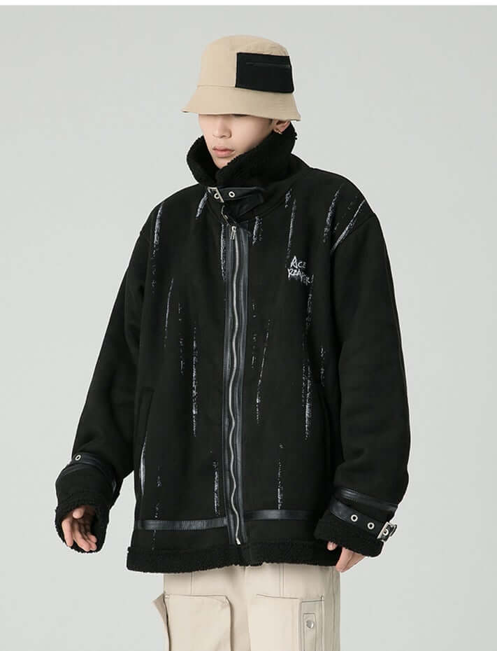 Thesclo - Ace Reaper Black Jacket - Streetwear Fashion - thesclo.com