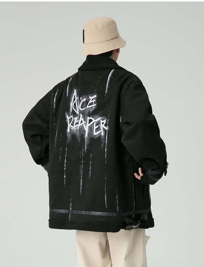 Thesclo - Ace Reaper Black Jacket - Streetwear Fashion - thesclo.com