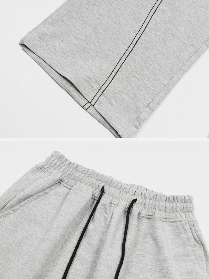 Thesclo - Alphabet Print Sweatpants - Streetwear Fashion - thesclo.com
