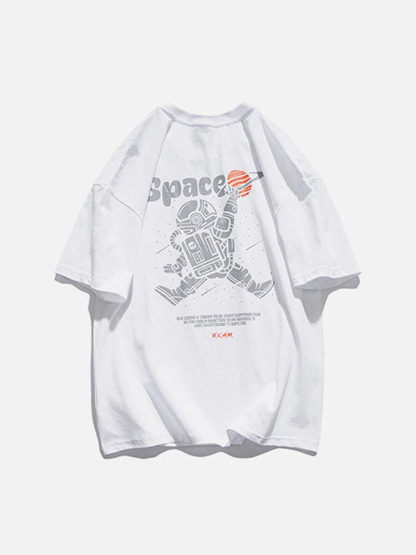 Thesclo - Astronaut Alphabet Graphic Tee - Streetwear Fashion - thesclo.com