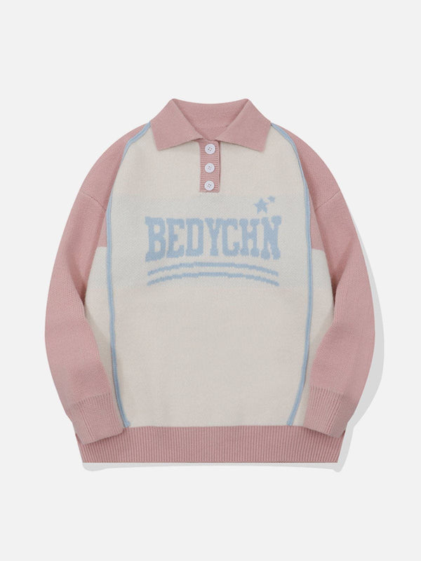 Thesclo - BEDYGHN Embroidery Sweater - Streetwear Fashion - thesclo.com