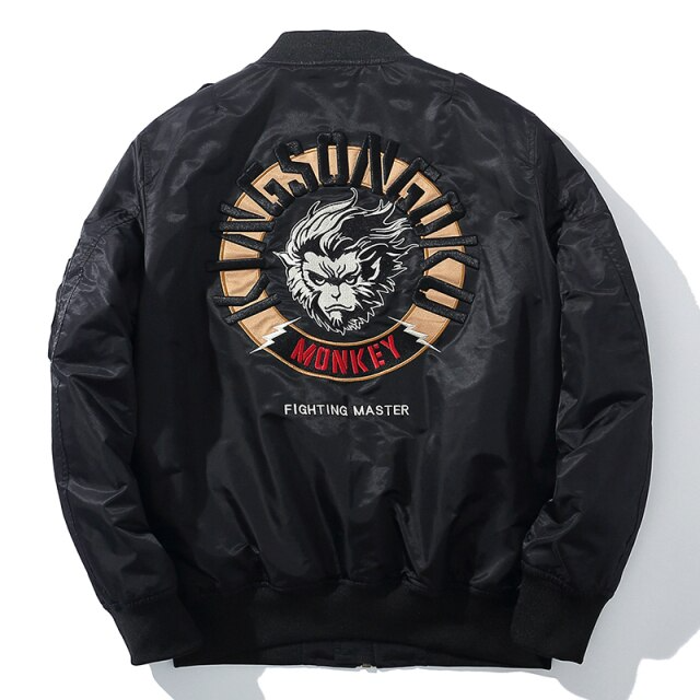 Thesclo - Black Monkey Jacket - Streetwear Fashion - thesclo.com