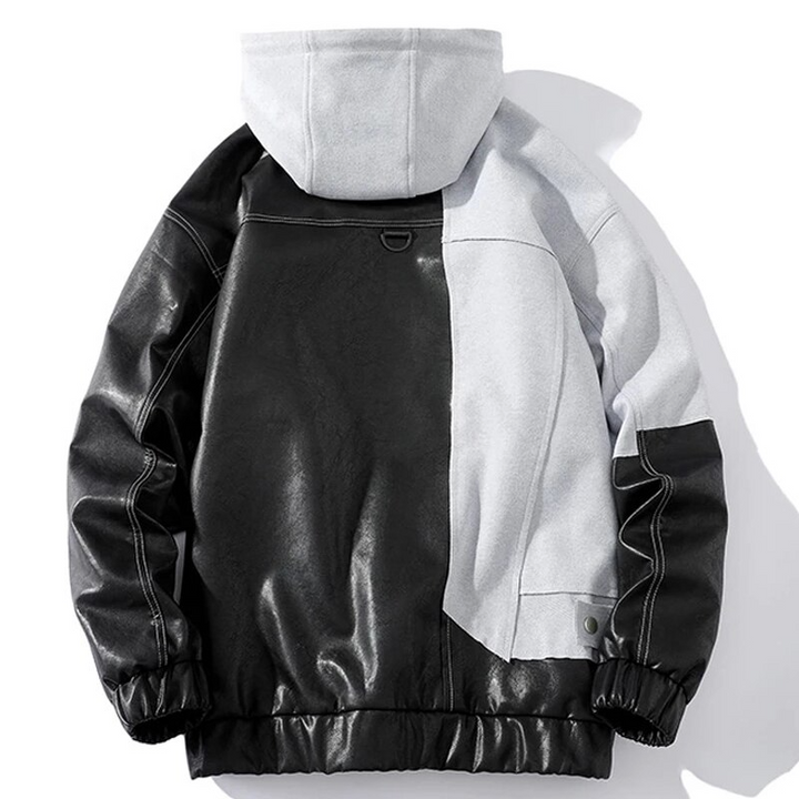 Thesclo - Black-White Jacket - Streetwear Fashion - thesclo.com