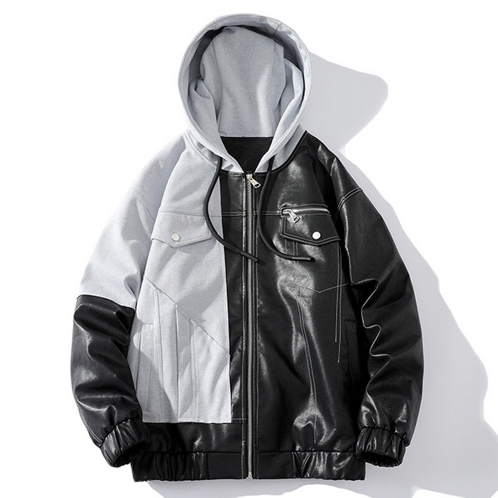 Thesclo - Black-White Jacket - Streetwear Fashion - thesclo.com