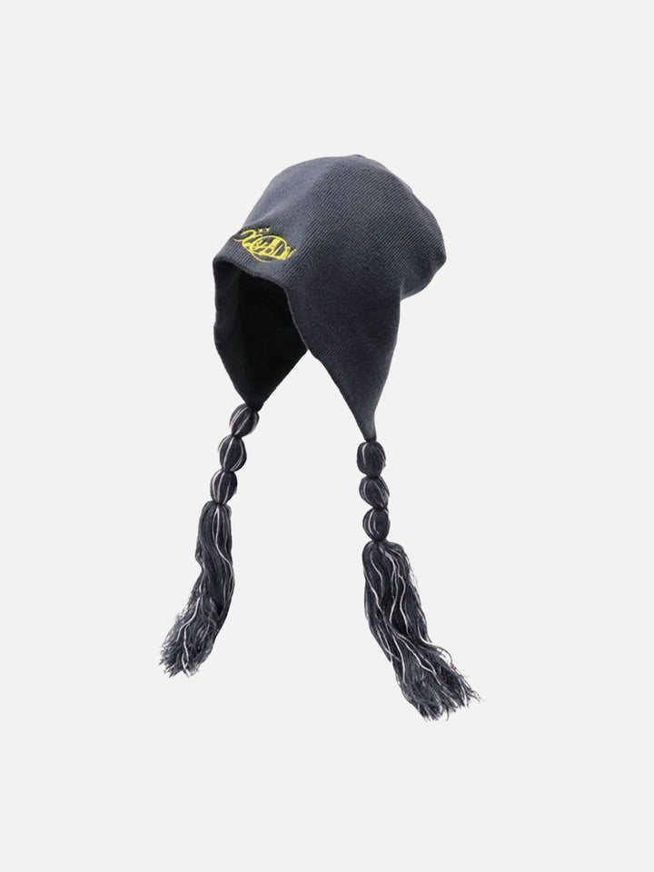 Thesclo - Braided Design Knitted Hat - Streetwear Fashion - thesclo.com