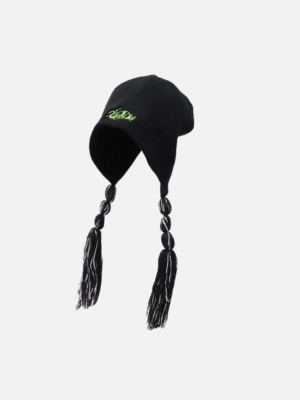 Thesclo - Braided Design Knitted Hat - Streetwear Fashion - thesclo.com