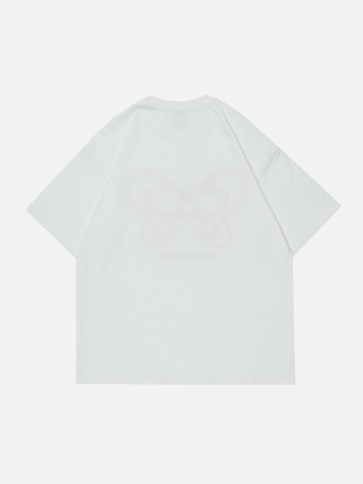 Thesclo - Butterfly Embroidery Tee - Streetwear Fashion - thesclo.com