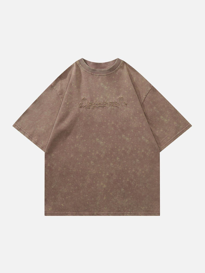 Thesclo - Butterfly Embroidery Tee - Streetwear Fashion - thesclo.com