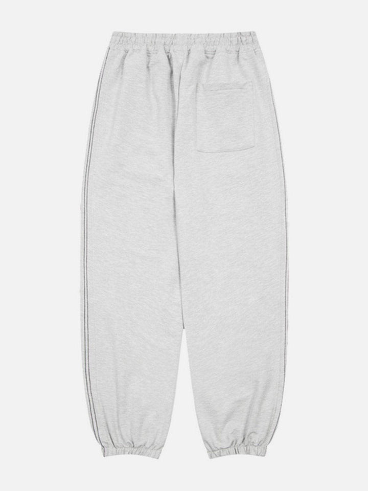 Thesclo - Buttons Drawstring Sweatpants - Streetwear Fashion - thesclo.com