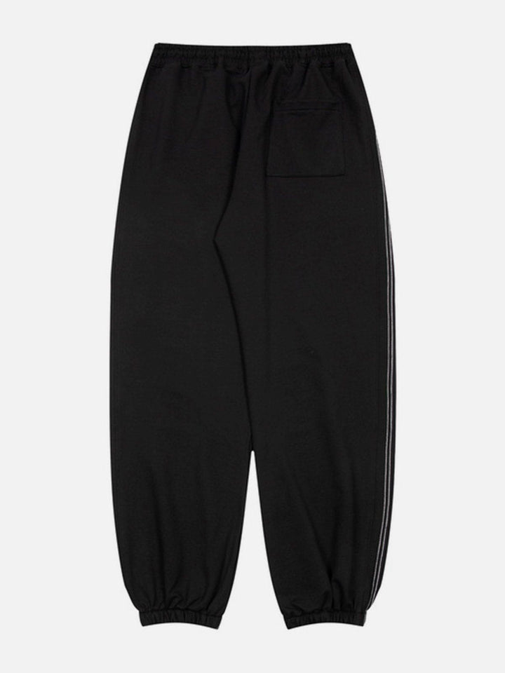 Thesclo - Buttons Drawstring Sweatpants - Streetwear Fashion - thesclo.com