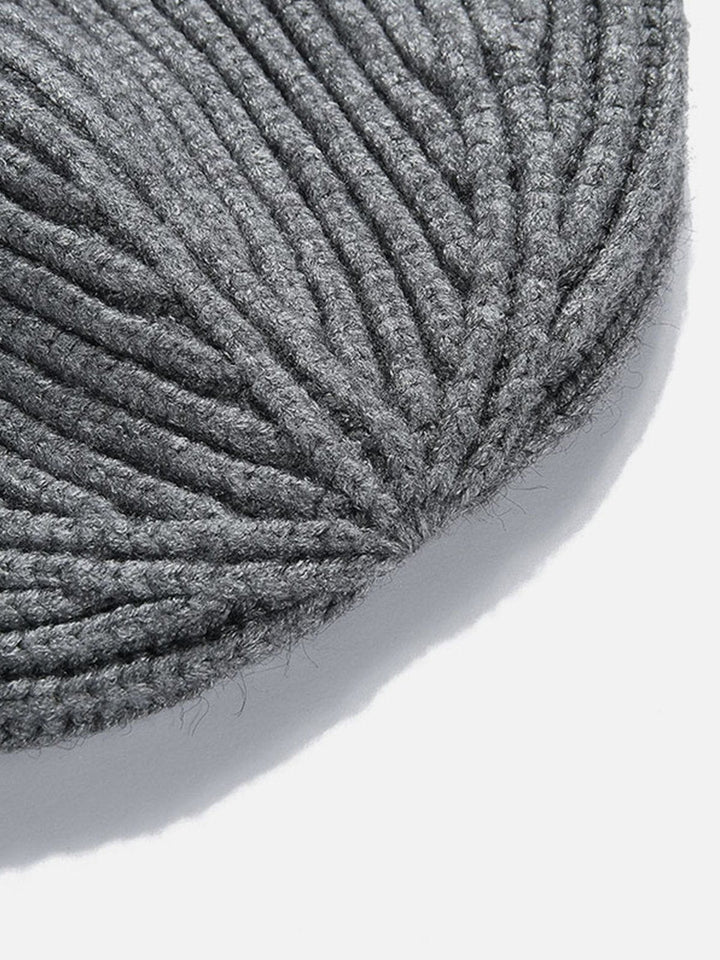 Thesclo - Buttons Knit Dome Hat - Streetwear Fashion - thesclo.com