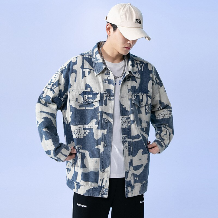 Thesclo - Camouflage Denim Jacket - Streetwear Fashion - thesclo.com