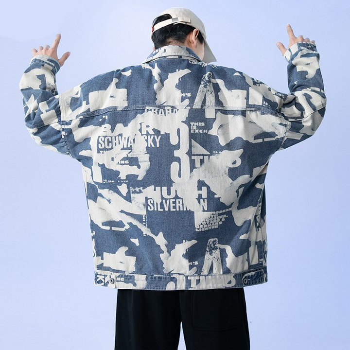 Thesclo - Camouflage Denim Jacket - Streetwear Fashion - thesclo.com