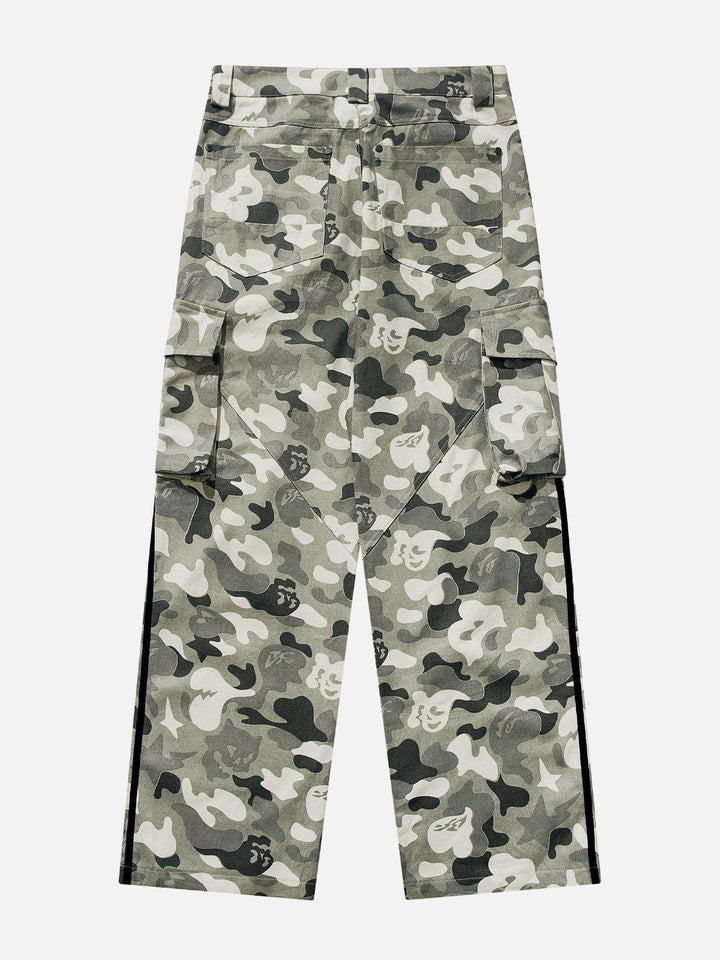 Thesclo - Camouflage Multi-pocket Cargo Pants - Streetwear Fashion - thesclo.com