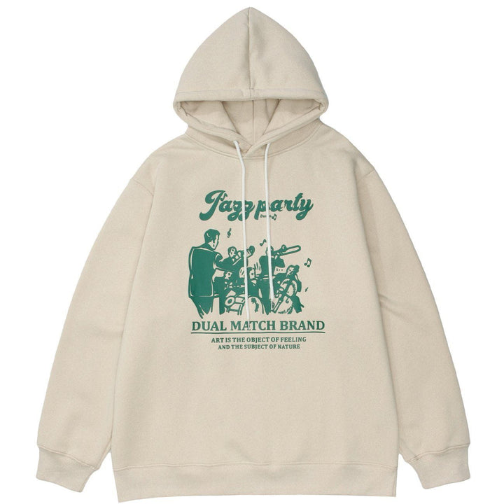 Thesclo - Cartoon Letter Print Hoodie - Streetwear Fashion - thesclo.com