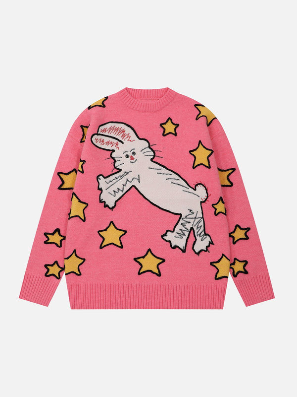 Thesclo - Cartoon Rabbit Sweater - Streetwear Fashion - thesclo.com