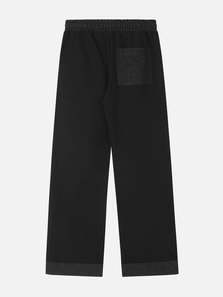 Thesclo - Contrast Drawstring Sweatpants - Streetwear Fashion - thesclo.com