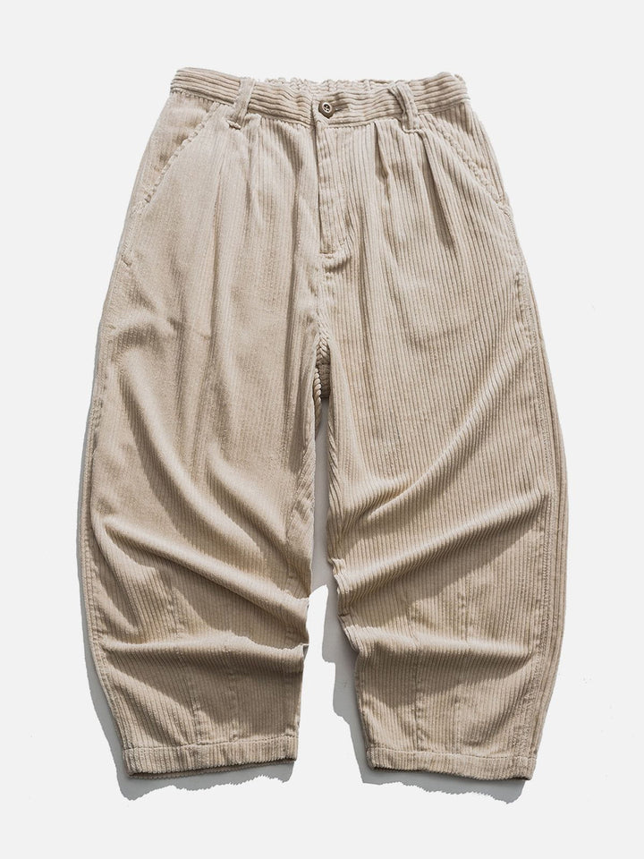 Thesclo - Corduroy Wide-Leg Pants - Streetwear Fashion - thesclo.com