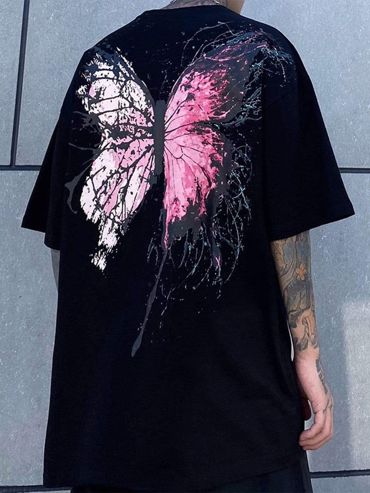 Thesclo - "Crack Butterfly" Tee - Streetwear Fashion - thesclo.com