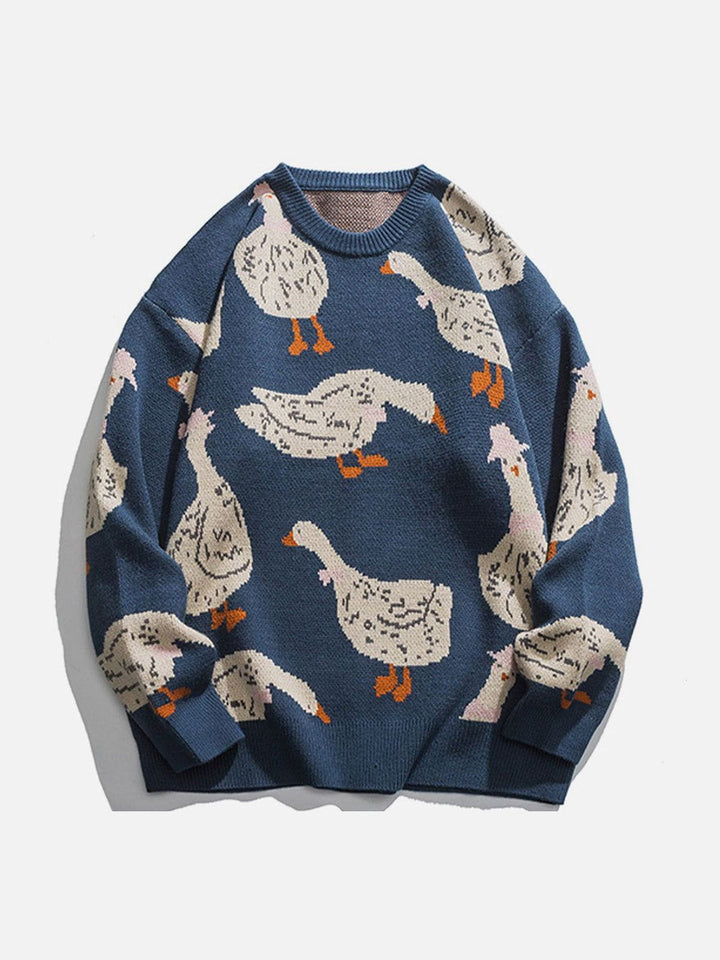 Thesclo - Cute Duck Knit Sweater - Streetwear Fashion - thesclo.com