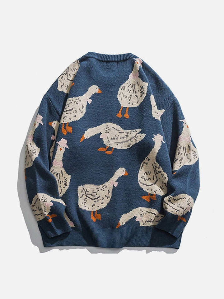 Thesclo - Cute Duck Knit Sweater - Streetwear Fashion - thesclo.com