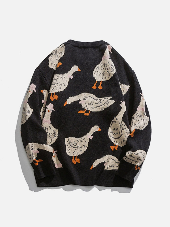 Thesclo - Cute Duck Knit Sweater - Streetwear Fashion - thesclo.com