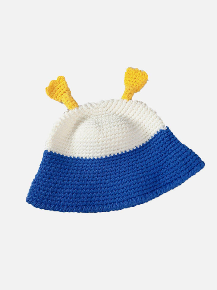 Thesclo - Cute Funny Color Block Knitted Hat - Streetwear Fashion - thesclo.com