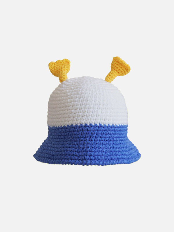 Thesclo - Cute Funny Color Block Knitted Hat - Streetwear Fashion - thesclo.com