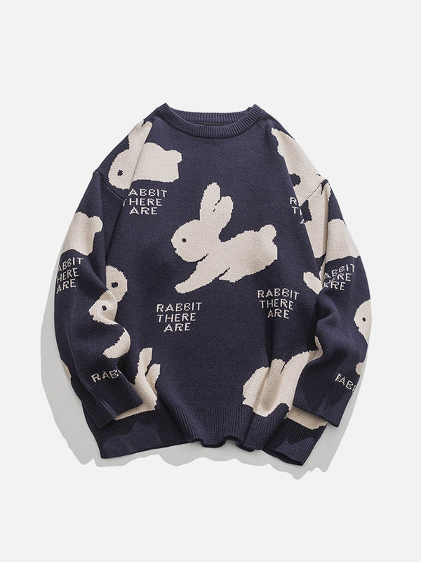 Thesclo - Cute Rabbit Sweater - Streetwear Fashion - thesclo.com