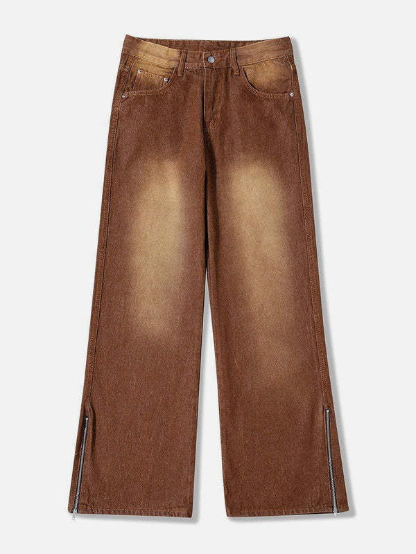 Thesclo - Distressed Washed Pants - Streetwear Fashion - thesclo.com