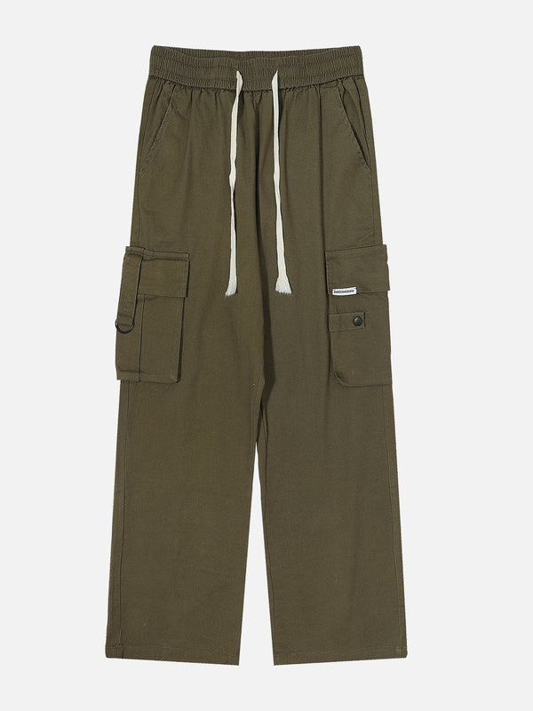 Thesclo - Drawstring Cargo Pants - Streetwear Fashion - thesclo.com