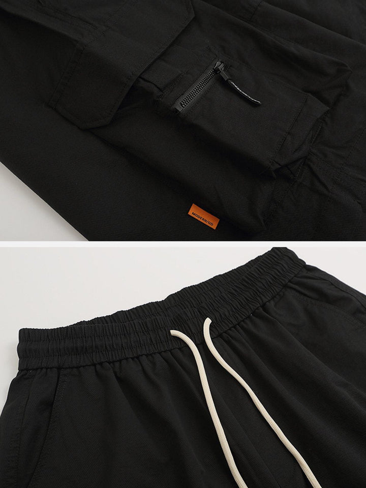 Thesclo - Drawstring Multi-Pocket Shorts - Streetwear Fashion - thesclo.com