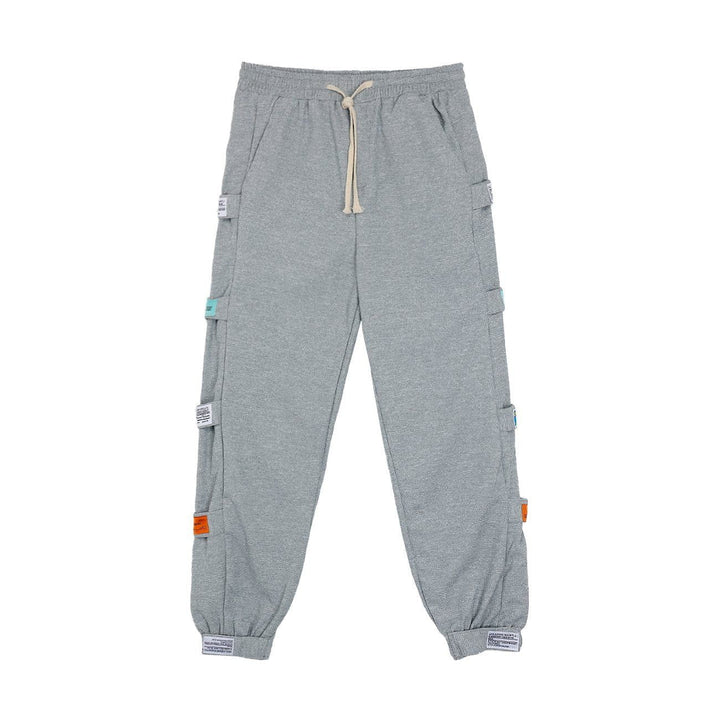 Thesclo - Elastic Waist Velcro Foot Mouth Pants - Streetwear Fashion - thesclo.com