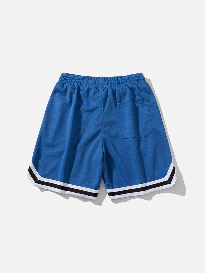 Thesclo - Embroidered Letters Sports Shorts - Streetwear Fashion - thesclo.com